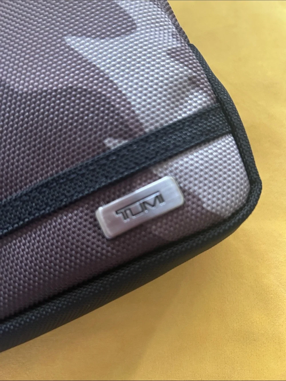 Tumi Men's Brown Camouflage Toiletry Bag medium kit
